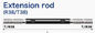 R38/T38 Rock Drilling Rod Carbon Steel Threaded Extension Rod 3050mm