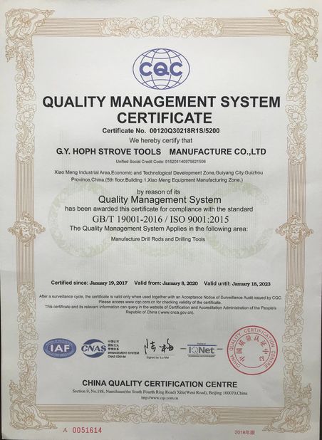 China Xi'an Huizhong Mechanical Equipment Co., Ltd. Certification